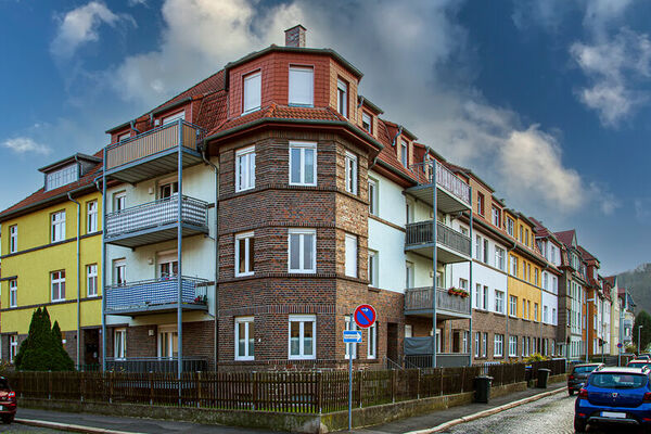 Zentral gelegene 2-Raum-Wohnung mit Balkon